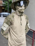 Рубашка мужская военная тактическая с липучками под шевроны ВСУ (ЗСУ) Убакс Турция M 6583 хаки - изображение 8