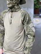 Рубашка мужская военная тактическая с липучками под шевроны ВСУ (ЗСУ) Убакс Турция M 6583 хаки - изображение 10
