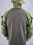 Рубашка мужская военная тактическая с липучками ВСУ (ЗСУ) Ubaks Убакс 20221840 7249 XL 52 р зеленая - изображение 3