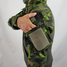 Рубашка мужская военная тактическая с липучками рип-стор ВСУ (ЗСУ) Ubaks Убакс 20221838 7326 M 48 р зеленая - изображение 3