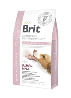 Сухий корм Brit VetDiets Hypoallergenic з лососем, горохом і гречкою