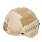 Защитный шлем для страйкбола, пейнтбола! Тактическая маскировочная каска! Vichandar Хаки - зображення 2