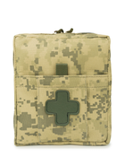 Аптечка військова тактична із системою швидкого зривання вмісту Medical Kit-2 ТМ Signal, підсумок український піксель (бежевий) - зображення 1
