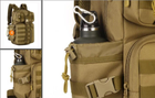 Армейский рюкзак 30L с чехлом для фляги Защитник 169 хаки - изображение 8