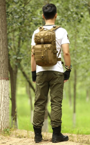Армейский рюкзак 30L с чехлом для фляги Защитник 169 хаки - изображение 14
