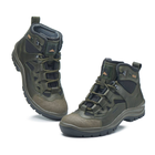 Ботинки зимние тактические мужские, черевики тактичні чоловічі зимові, натуральна шкіра, размер 39, Bounce ar. BP-HA-1039, цвет хаки - изображение 3
