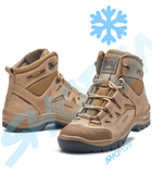Черевики зимові тактичні чоловічі, туфлі тактичні чоловічі зимові, натуральна шкіра, розмір 47, Bounce ar. BT-RT-1147, колір койот - зображення 1
