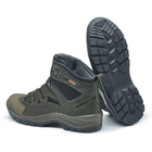 Ботинки зимние тактические мужские, черевики тактичні чоловічі зимові, натуральна шкіра, размер 43, Bounce ar. BP-HA-1043, цвет хаки - изображение 6
