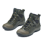 Ботинки зимние тактические мужские, черевики тактичні чоловічі зимові, натуральна шкіра, размер 40, Bounce ar. BP-HA-1040, цвет хаки - изображение 7
