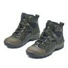 Ботинки зимние тактические мужские, черевики тактичні чоловічі зимові, натуральна шкіра, размер 41, Bounce ar. BP-HA-1041, цвет хаки - изображение 7