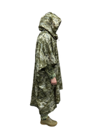 Військовий дощовик пончо піксель, армійський плащ накидка від дощу розмір ONE SIZE - зображення 7