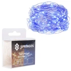 Светодиодная новогодняя гирлянда на батарейках Springos 0.9 м 10 LED CL0003 Blue