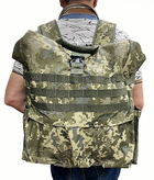 Рюкзак тактический военный на два положения 35л/45л, MOLLE System, Cordura 500D - изображение 5