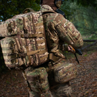 Тактический Военный рюкзак на 36 л Мультикам для Военных M-TAC Large Assault Pack MC 36L Multicam с системой MOLLE Армейский Штурмовой - изображение 3