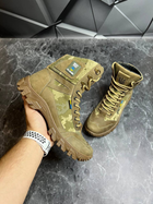 Берцы демисезонные ботинки тактические мужские, черевики тактичні чоловічі берці, натуральна шкіра та кордура, размер 40, Bounce ar. JD-LA-1440, цвет пиксель - изображение 7