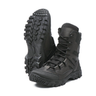 Берці демісезонні черевики тактичні чоловічі, туфлі тактичні чоловічі берці, натуральна шкіра та кордура, розмір 42, Bounce ar. SF-IF-1242, колір чорний - зображення 5