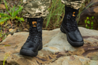 Берці тактичні. Чоловічі ультралегкі бойові черевики Мaxsteel 46 Hi-legs Black (304мм) чорні - зображення 2