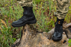 Берці тактичні. Чоловічі ультралегкі бойові черевики Мaxsteel Hi-legs Black 40 (258мм) чорні - зображення 5