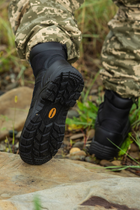 Берці тактичні. Чоловічі ультралегкі бойові черевики Мaxsteel Hi-legs Black 45 (297мм) чорні - зображення 4