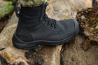 Берцы тактические. Мужские боевые ботинки с водостойкой мебраной Maxsteel Waterproof Black 43 (284мм) чёрные - изображение 5