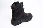 Берці тактичні. Чоловічі ультралегкі бойові черевики Мaxsteel Hi-legs Black 45 (297мм) чорні - зображення 9