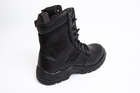 Берці тактичні. Чоловічі ультралегкі бойові черевики Мaxsteel Hi-legs Black 50 (331мм) чорні - зображення 10