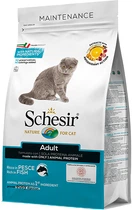 Сухий монопротеїновий корм Schesir Cat Adult Fish для дорослих котів з рибою