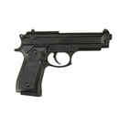 Страйкбольный Пистолет BERETTA 92 CYMA ZM 18 металл, пластик стреляет пульками 6 мм Черный - изображение 4