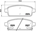 Гальмівні колодки дискові Brembo (P59080)