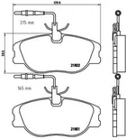 Гальмівні колодки дискові Brembo (P23061)
