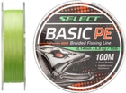 Шнур Select Basic PE 100 м 0.16 мм 18 lb/8.3 кг Салатовый (18702750)