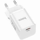 Мережевий зарядний пристрій Hoco N19 1Type-C 25W White