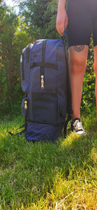 Тактичний рюкзак на 70 л Синій / Похідний рюкзак 70 літрів - зображення 7