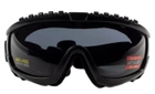 Очки защитные с уплотнителем Global Vision Ballistech-1 Anti-Fog черные - изображение 2