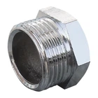 Заглушка із зовнішнім різьбленням Solomon 1/2" хром 4001