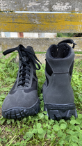 Берці короткі полегшені , взуття для військових,пожежних, поліції KROK BUС03, 41 розмір, чорні, 01.41 - зображення 3