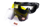 Захисні окуляри Global Vision Wind-Shield 3 lens KIT (три змінних лінзи) Anti-Fog - изображение 3