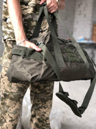 Універсальна тактична військова сумка MIL-TEC US Combat Parachute Cargo Small 25 л, ОРИГІНАЛ, олива - зображення 4
