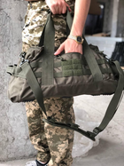 Универсальная тактическая военная сумка MIL-TEC® US Combat Parachute Cargo Small 25 л, ОРИГИНАЛ, олива - изображение 5