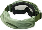 Тактические военные армейские баллистические альфа защитные вентилируемые очки Military Tactical goggles 1шт - изображение 3