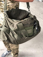 Универсальная тактическая военная сумка MIL-TEC® US Combat Parachute Cargo Medium 54 л, ОРИГИНАЛ, олива - изображение 7