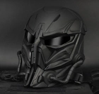 Маска защитная для страйкбола Хищник. Тактический шлем маска для мотоцикла. Шлем для пейнтбола Unwha - изображение 3