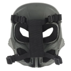 Маска защитная для страйкбола Хищник. Тактический шлем маска для мотоцикла. Шлем для пейнтбола Unwha - изображение 5