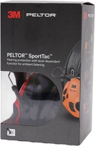 Тактині навушники активні 3M Peltor SportTac Red (7318640044975) - зображення 12