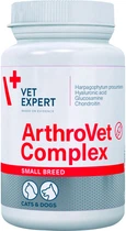 Пищевая добавка Vet Expert ArthroVet Complex Small breed & cats для поддержания здоровья хрящей и суставов кошек и малых пород собак 60 капсул (5901891240641)