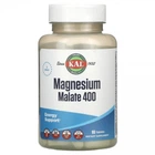 Магній малат, Magnesium Malate, KAL, 400 мг, 90 таб. (CAL-81309)