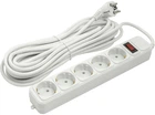 Мережевий фільтр PowerPlant 10 м 5 розеток JY-1056/10 (PPSA10M100S5)
