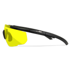 Защитные баллистические очки Wiley X SABER ADV Желтые линзы/матовая черная оправа (без кейса) - изображение 4