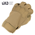 Перчатки военные тактические полнопалые, сенсорные UADefence Койот S - изображение 4