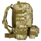 Военный Тактический Рюкзак с Подсумками на 50 л Камуфляж с системой MOLLE Ranger Tactical 50L Multicam Армейский Штурмовой - изображение 5